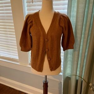 NWOT Abercrombie Button Up Brown Cardigan - Size M